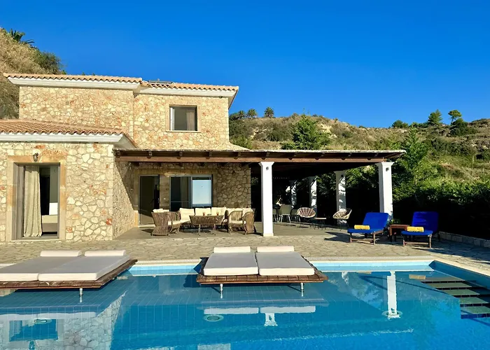 Villa Kalypso Infinity Pool Livathos (Kefalonia)
